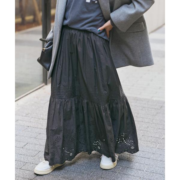 ZOZO問い合わせ番号:100980246ショップ:Spick &amp; Span，スピック アンド スパンブランド:Spick &amp; Span，スピックアンドスパン商品名:《追加2》エンブロイダリーレーススカートカテゴリ:スカート...