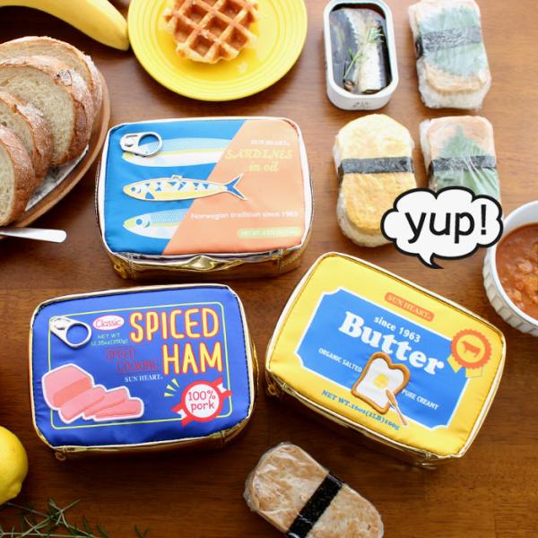 丸眞 ポーチ 小物入れ 面白い 食べ物 缶詰 おしゃれ 女子 キッズ