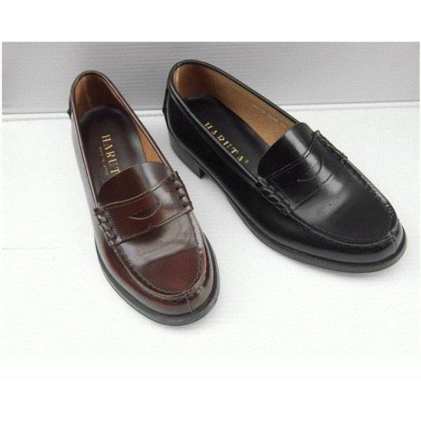 ハルタ ローファー レディース 日本製 ブラック ブラウン 3048 本革 歩きやすい 履きやすい　シューズ 靴 zstyle_3048br