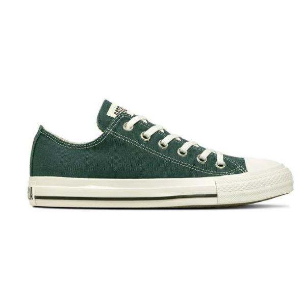 CONVERSE コンバース オールスター ウォッシュドキャンバス OX  フォレストグリーン 紳士 メンズ 婦人 レディース ローカット スニーカー バッシュ