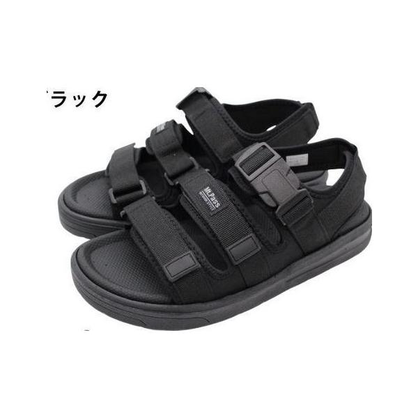 【送料無料】ゴム入りで脱ぎ履きカンタン 水濡れOK スポーツ サンダル Mt.Pass マウントパス MLH5878 黒 婦人 レディース チャイルド キッズ アウトドア 防滑　