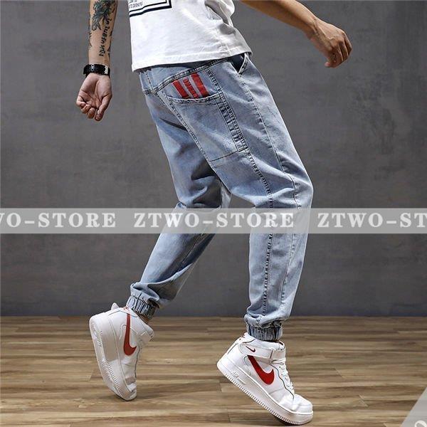 サルエルパンツ メンズ デニムパンツ ライトブルー ボトムス パンツ ジーンズ ズボン カーゴパンツ ワークパンツ ワイドパンツ 秋冬 Ztwo 1124ktk90 Z2ストア 通販 Yahoo ショッピング