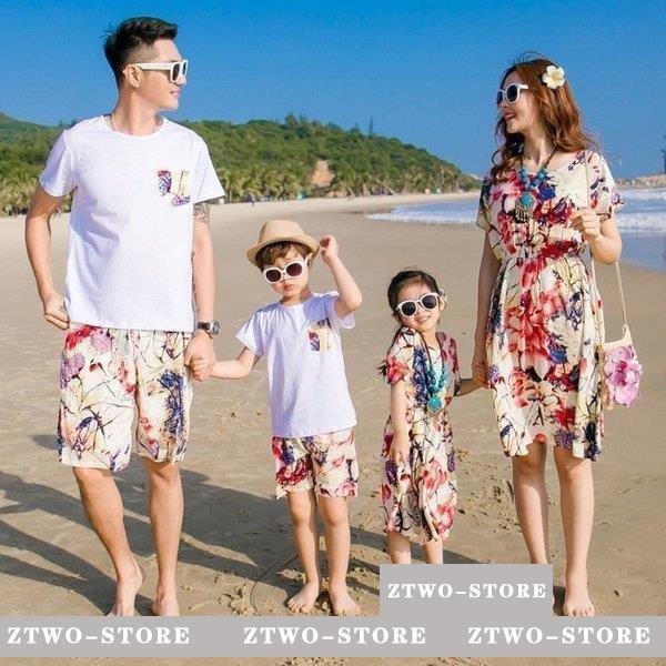親子メンズ レディース キッズ 花柄リゾートワンピース シャツ パンツ 上下セット 親子コーデ 親子 ペアルック 親子ペア 母の日 プレゼント パパ ママとお揃い Ztwo 1124qz503 Z2ストア 通販 Yahoo ショッピング