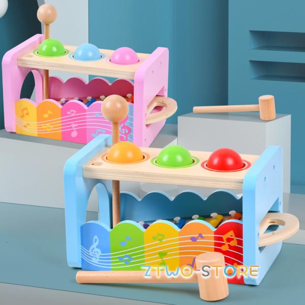 音楽おもちゃ 子供 パーカッション セット 早期開発 知育玩具 男の子 女の子 誕生日のプレゼント ノッキング ピアノ 多機能