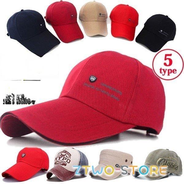 キャップ 帽子 野球帽 ぼうし メンズ レディース 5type 男女兼用