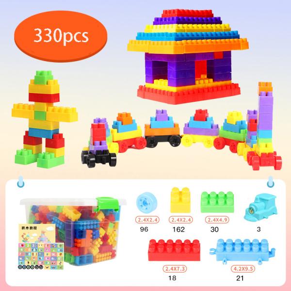木製 知育玩具 ブロック 収納ボックス付き　積み木 楽天市場】知育 ブロック セット 3cm 600ピース 収納ボックス