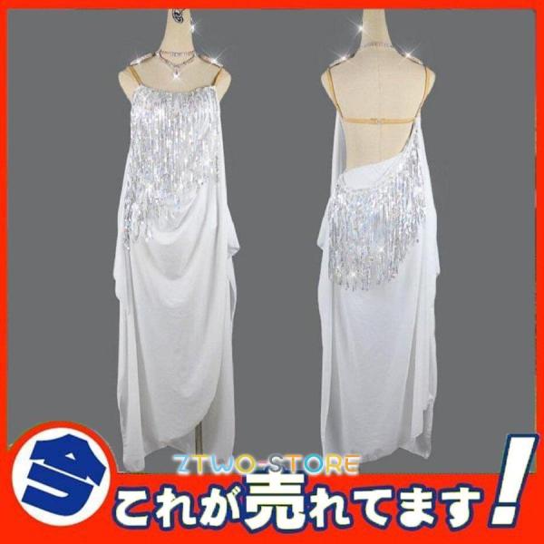 高品質 ラテンドレス 社交ダンスドレス モダンドレス ロングスカート