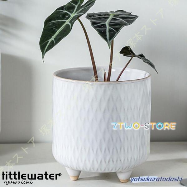 植木鉢 陶器 プランター 丸形 Lサイズ フラワー テラコッタ ツヤなし