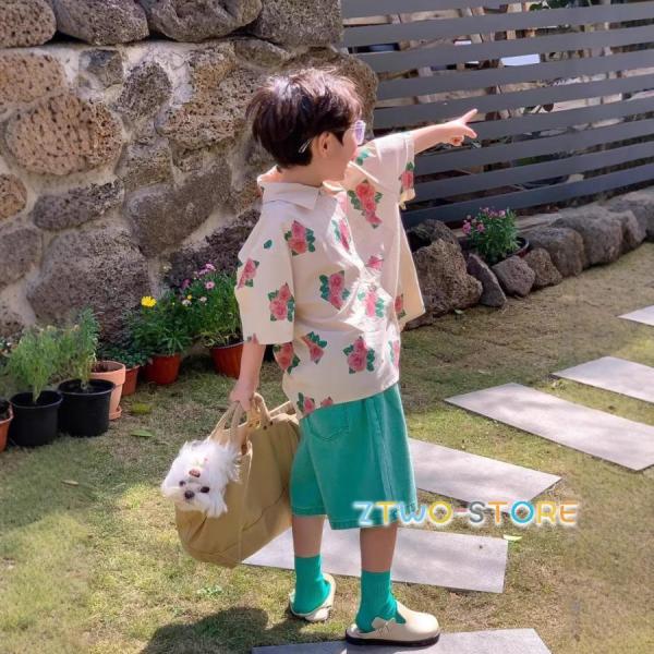 爆買商品内容：柄シャツのみ素　　材：綿他クロキ: