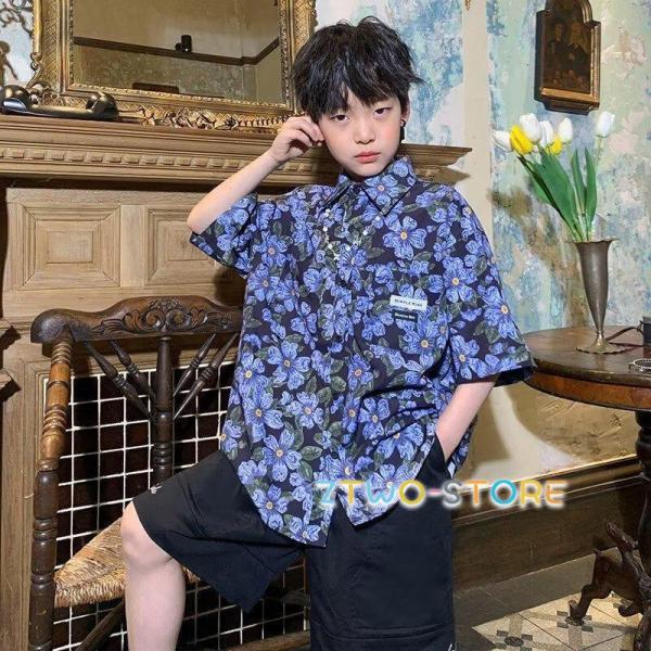 爆買商品内容：柄シャツのみ素　　材：綿他