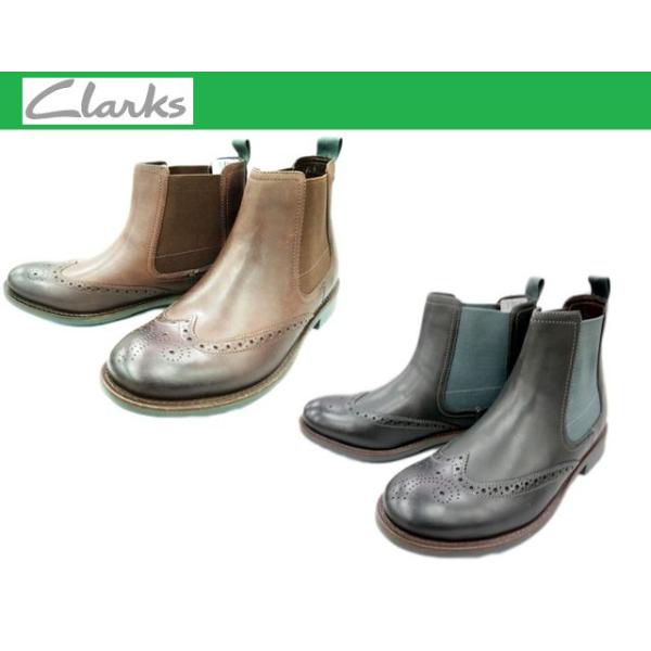 【新品に近い】Clarks ザイドゴアブーツ Clarks クラークス サイドゴアブーツ メンズ チェルシーブーツ