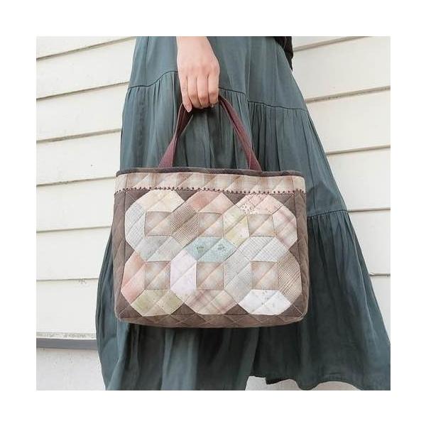 パッチワークキット】995 オーザックタイルのタウンバッグ メール便