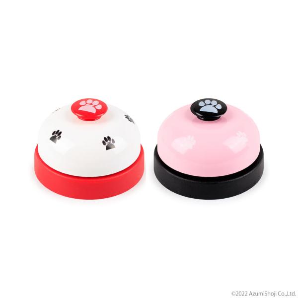 【ペットのしつけに】ペットを呼んだり、しつけの際の合図にしたりする際にとても役立つ呼び鈴です。【かわいい肉球マーク】肉球マークがデザインされており、可愛く仕上がっております。【玄関や受付に】自宅やお店の玄関や受付に置いてみるのはいかがでしょ...