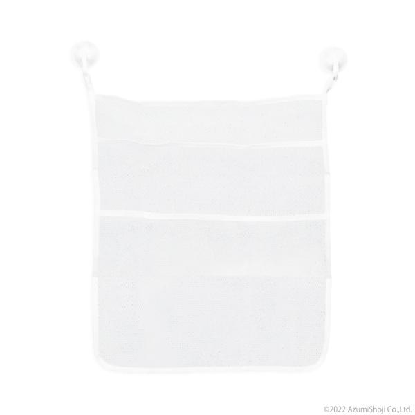 お風呂の壁や、浴槽内など任意の滑らかな表面上に吸盤で貼り付けことができるので、取り付け、取り外しも簡単です。メッシュで水切れが良く、おもちゃやバス用品などを清潔に保てて衛生的にお使い頂けます。通気性がよく中身も見えて便利です。 素材も強い耐...
