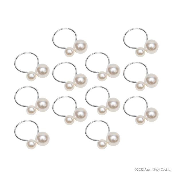 【12個セット】テーブルの飾りとして高級感のあるシルバーナプキンリング12個セットです。【華やか】結婚式、ホームパーティー、クリスマス、誕生日などのイベントに！＜製品詳細＞重量：20g、サイズ：W4.5×H7×D2.3cm