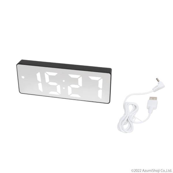 【デジタル音が起床を促す】ミラー仕上げによるデザインがインテリアとマッチするシンプルなめざまし時計です。【機能】明るさ調節、時間→室温→日付の切り替え表示が可能、スヌーズ機能、省エネモードなどがあります。【睡眠の質へのこだわり】電池給電時は...