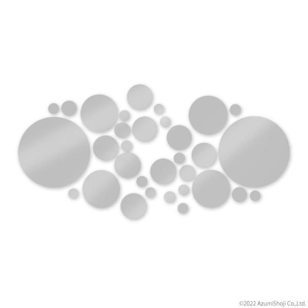 壁に貼り付けられるウォールミラー32ピースセットです！部屋をオシャレに演出するだけでなく、実用性もばっちり！それぞれのミラーは独立しているので、お好みの配置で飾り付けましょう♪※全てに保護フィルムが貼られていますので、使用前に剥がしてからお...