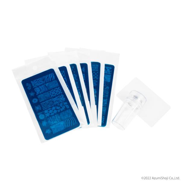 【ネイルスタンパー】利き手ではなくてもきれいにフレンチネイルができるネイルスタンパーです！【様々な模様】レース模様などがセットになったプレートです！ファッションに合わせて柄や模様を選ぼう！【柄】レース柄、和柄、マリン系柄、ダマスクス柄などが...