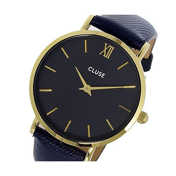 �N���[�X �r���v ���f�B�[�X CLUSE CL30014 �N�I�[�c �u���b�N �~�b�h�i�C�g�u���[ �~�j���C ���U�[�x���g 33mm �r���v �E�H�b�` �u�����h �������