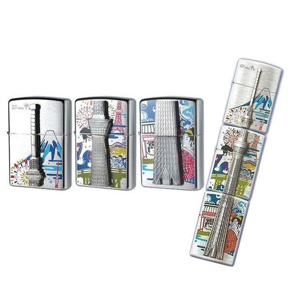 zippo ジッポー ライター 東京スカイツリー公認 634個限定 3個セット 