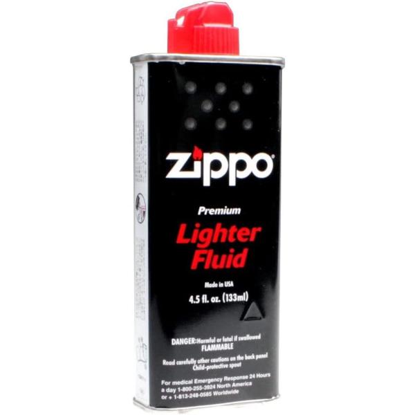 ZIPPO小缶オイルライター（ZIPPO社 純正オイル）原材料： Light Petroleum Distillate容量： 133ml