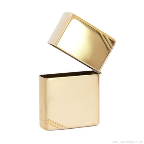 ジッポケース ZIPPO #270 外側ケース ゴールド ポリッシュ ブラス 交換用