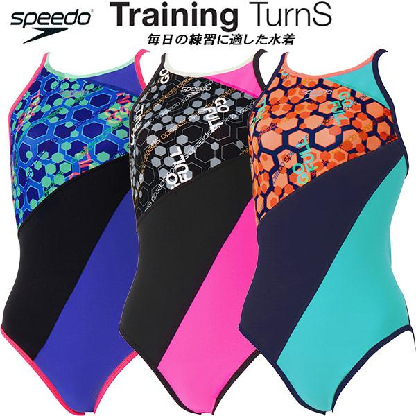 speedo（スピード） レディース 競泳水着 練習用 ワンピース Colorful