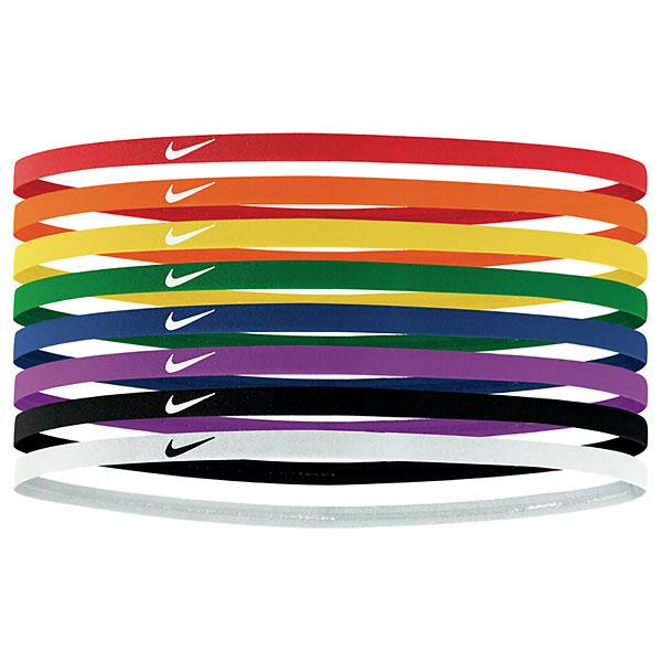 NIKE スポーツヘッドバンド NIKE ナイキ スポーツアクセサリー スキニーヘッドバンド 8本パック