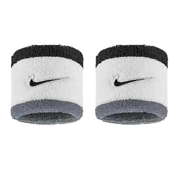 リストバンドスポーツ2個セット(黒白) NIKE（ナイキ） スウッシュ リストバンド 2個セット | 汗止め 手首