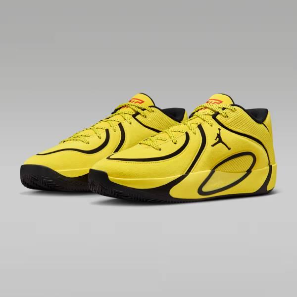 ジョーダンバスケットボールシューズ イエロー/ネイビー Jordan ジョーダン バスケットボールシューズ メンズ テイタム 4 PF