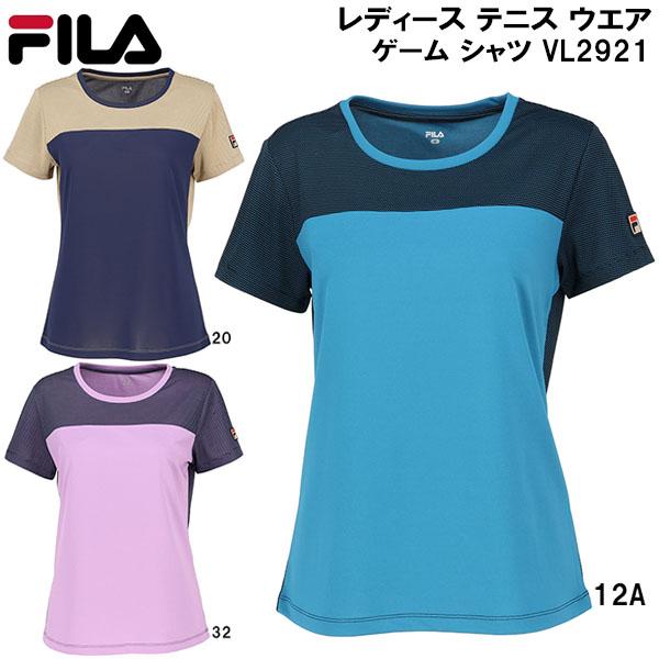 FILA（フィラ） レディース テニス ウェア ゲーム シャツ VL2921