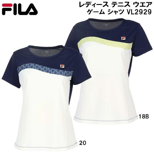 FILA（フィラ） レディース テニス ウェア ゲーム シャツ VL2929