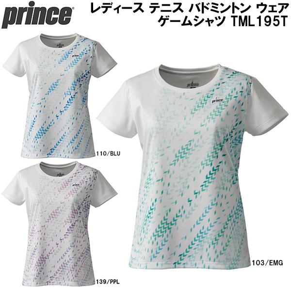 Prince レディース ゲームシャツ TML195T Mサイズ TML323T Prince