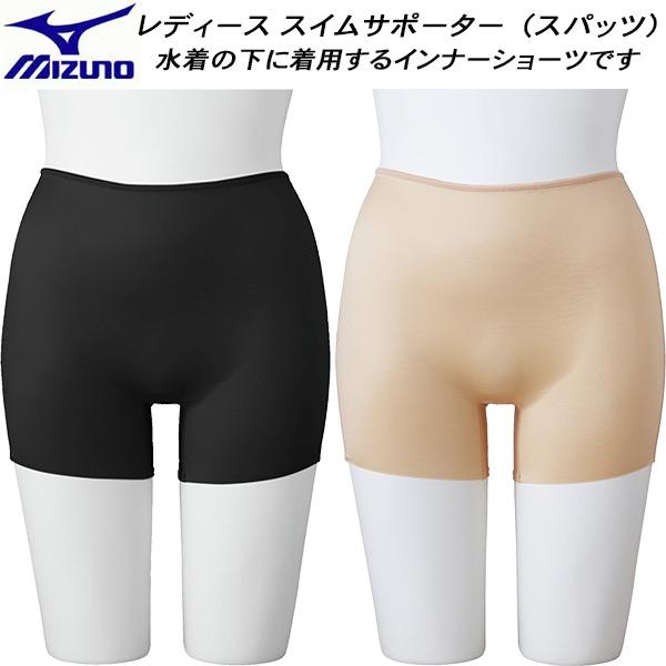 □素材:ナイロン75％　ポリウレタン25％□カラー:09/ブラック49/ベージュ□サイズ:ヒップS/86-90cmM/89-93cmL/92-96cmXL/95-99cm□備考:水着の下に着用するインナースパッツタイプの女性用サポーターです