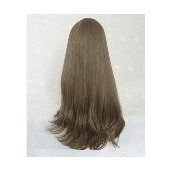 Z O O ウィッグ ロング ストレート アッシュ グレー ブラウン ミックス フルウィッグ ネット付き かつら Buyee Buyee Jasa Perwakilan Pembelian Barang Online Di Jepang