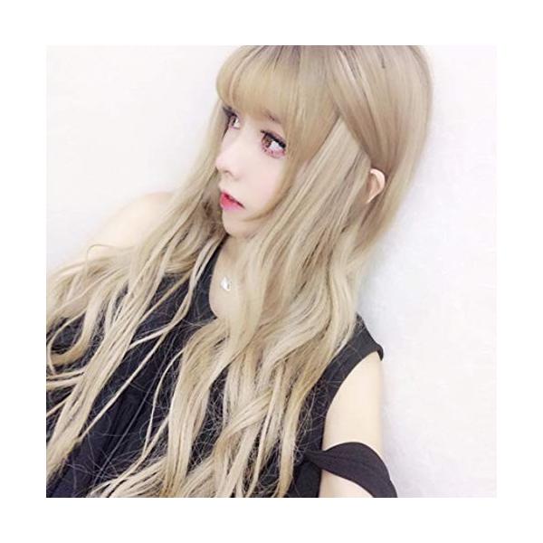 Z O O ウィッグ ロングカール ロング フルウィッグ ネット付き かつら 金髪 301 Z O O 通販 Yahoo ショッピング