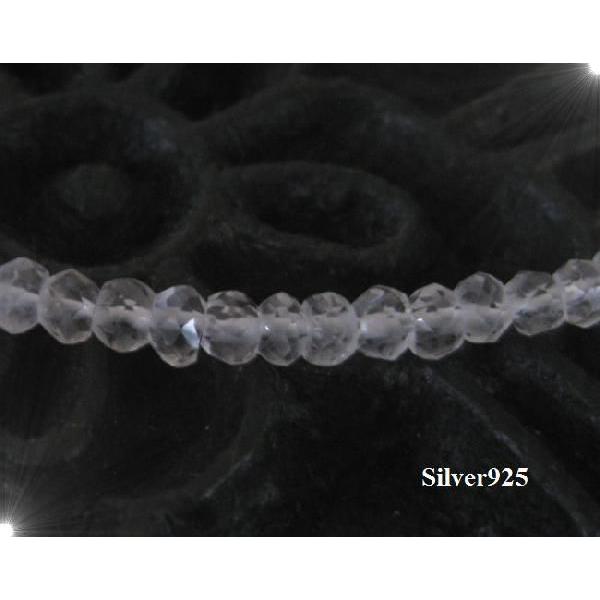 クリスタルネックレス4mm40cm 天然石クォーツ水晶 メイン アクセサリー専門ショップ Ppp 通販 Yahoo ショッピング