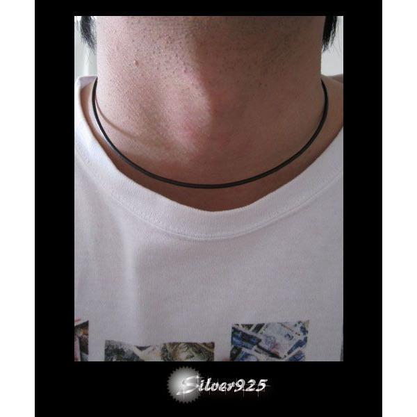 レザーチョーカー濃茶2mm40cm 本革 メイン |  | 02