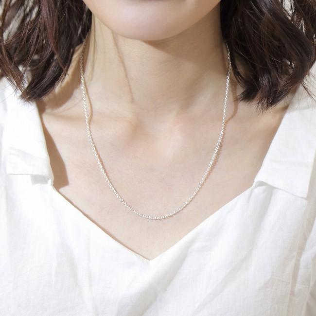 あずきチェーン(S)50cm太さ2mm(シルバーチェーン)(アクセサリー) シルバー925 メイン ネックレス メンズ ネックレス 銀 シルバー925 |  | 07