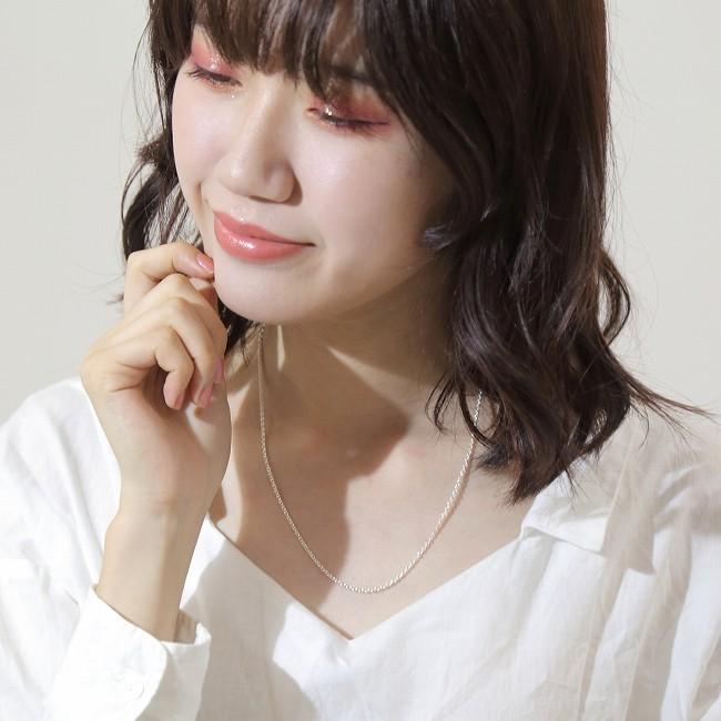 あずきチェーン(S)50cm太さ2mm(シルバーチェーン)(アクセサリー) シルバー925 メイン ネックレス メンズ ネックレス 銀 シルバー925 |  | 08