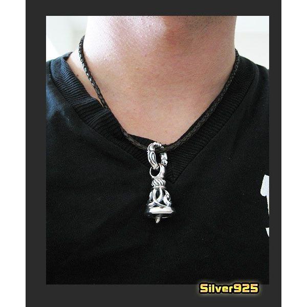 編み込みレザーネックレス3mm45cm茶色 メイン 本革 |  | 02