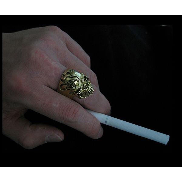 ブラススカルリング(4)11号 13号 15号 16号 17号 18号 19号 20号 21号 22号 23号 24号 25号 27号 ドクロ指輪 メイン |  | 02