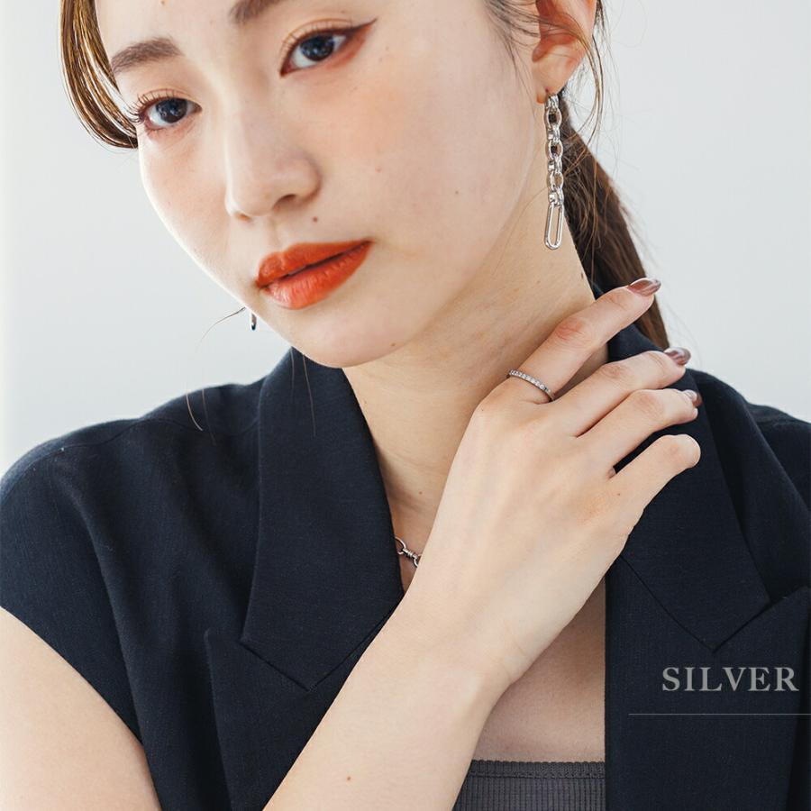 カルボナーラ 指輪 ゴールド S925 17号 ブランドロゴ 50th ANNIV シグネチャー リング(ゴールド)｜ SHIPS 公式サイト