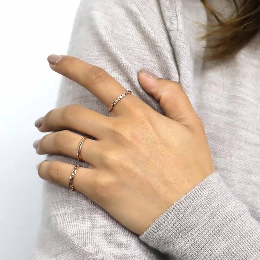 ステンレス お買得 リング 134 デザイン ピンクゴールド メイン メンズ 送料無料 レディース 指輪 金属アレルギー対応