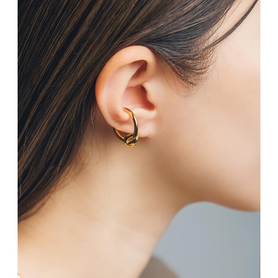 イヤーカフ レディース ステンレス イヤーカフ(1)結わき カラー選択可