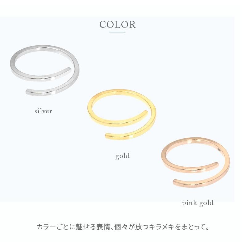 ステンレス リング(227)ライン 選択可 銀色 金色 ピンクゴールド 指輪 金属アレルギー対応 レディース メンズ 送料無料 ステンレス リング|0001pppcom|03