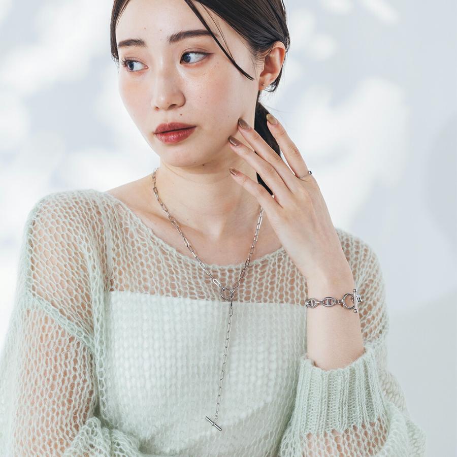 ネックレス レディース ステンレス (64)マンテル 選択可 銀色 金色