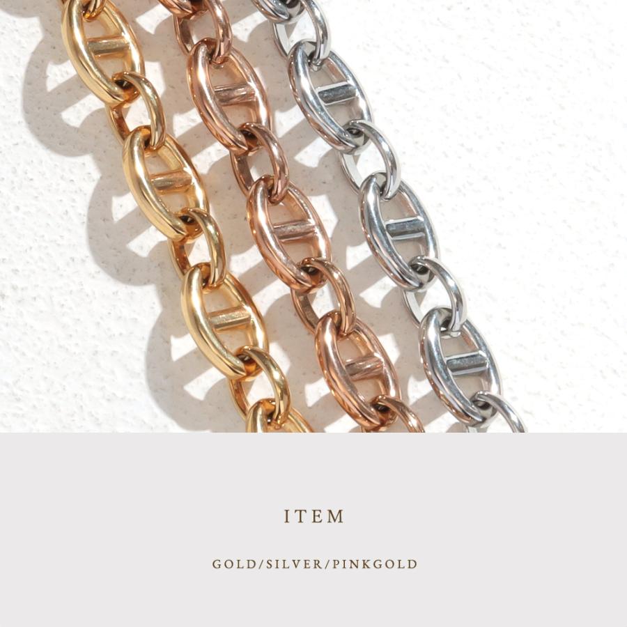 ブレスレット レディース ステンレス (48) 16cm 選択可 銀色 金色