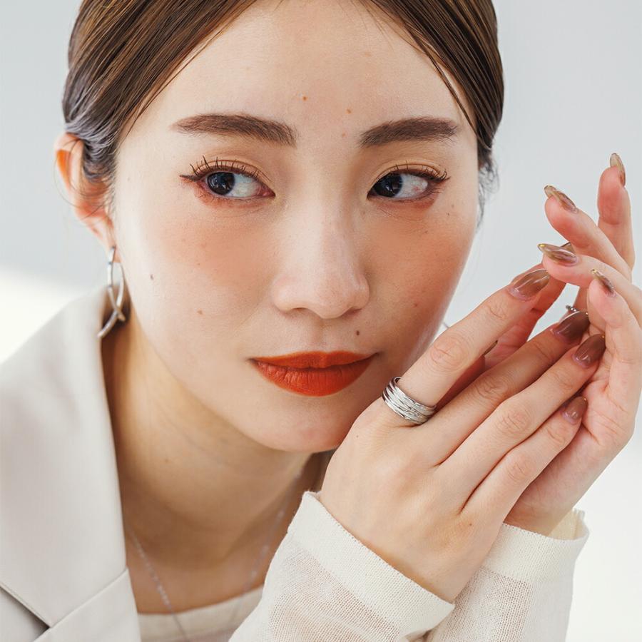 指輪 レディース ステンレス リング (276)ライン 選択可 (銀色 金色