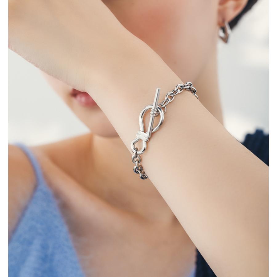 ブレスレット レディース ステンレス (54) 16cm~20cm選択可 銀色 金色